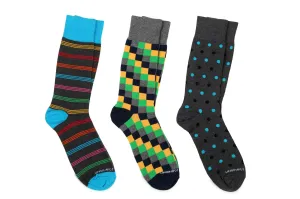 3 PAIR COMBO PACK Socks