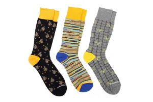 3 PAIR COMBO PACK Socks