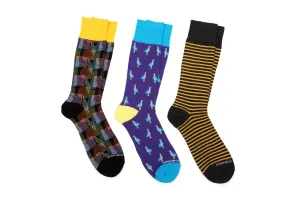 3 PAIR COMBO PACK Socks