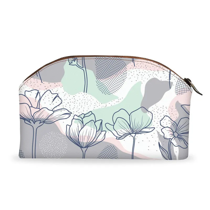 Abstract Art Floral Tech Pouch