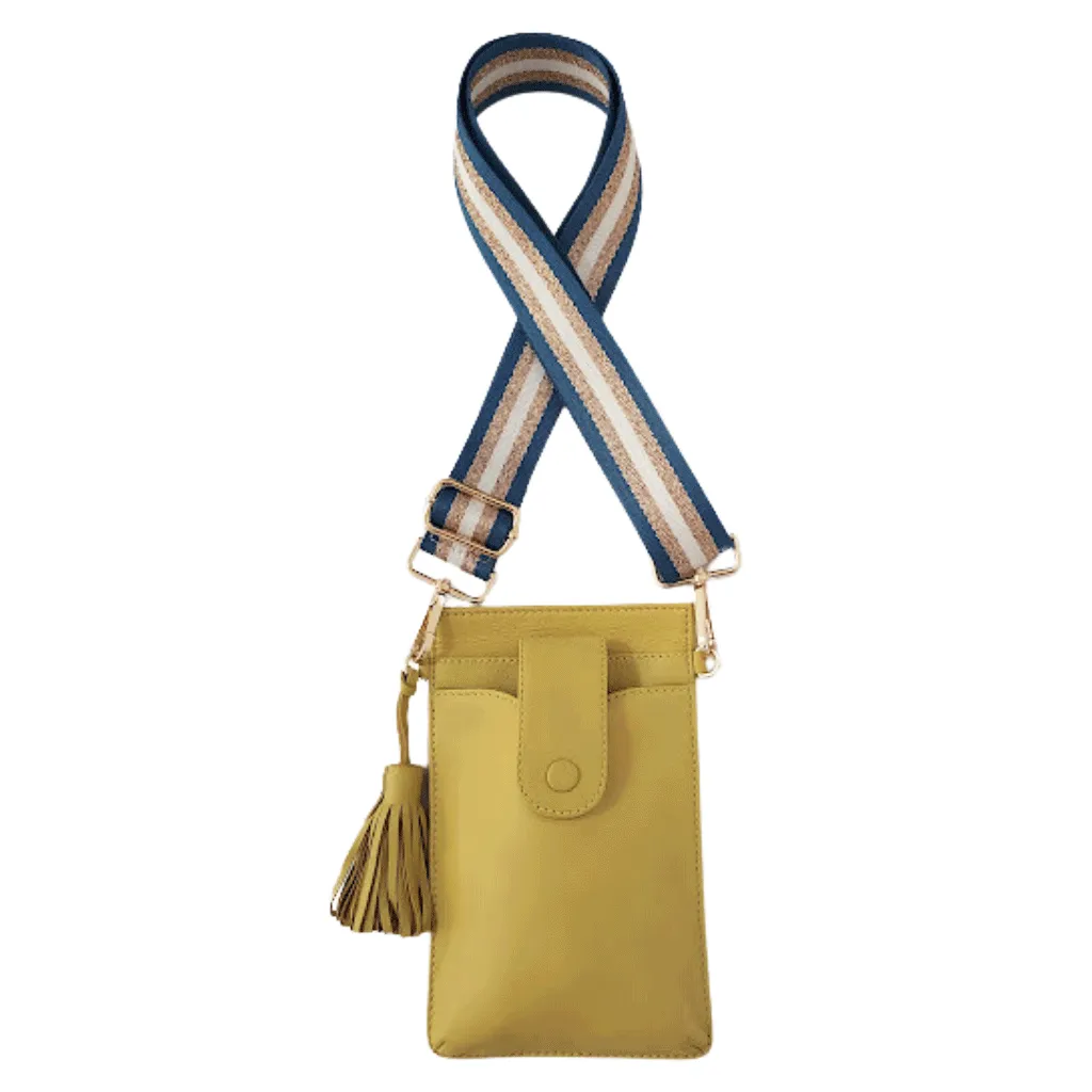 Agnes Phone Pouch - Tumeric Yellow