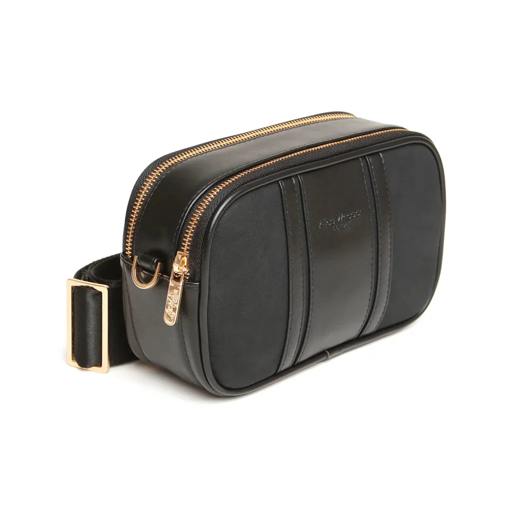 Alice Wheeler Madrid Camera Cross Body Bag Black