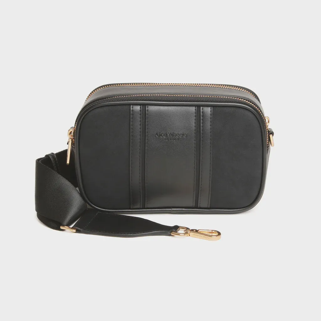 Alice Wheeler Madrid Camera Cross Body Bag Black