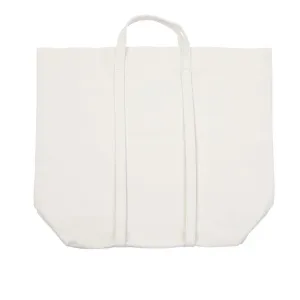 Amiacalva Canvas Large Tote Bag in White