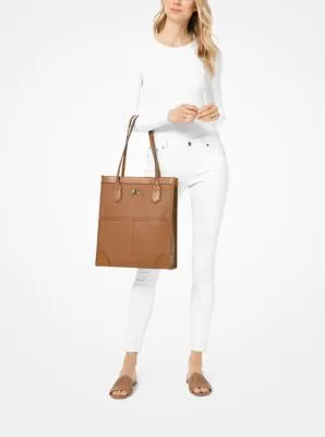 Bay Large Pebbled Leather Tote Bag