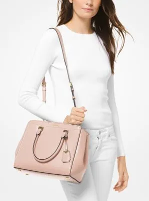 Benning Large Leather Satchel