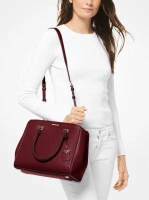 Benning Large Leather Satchel