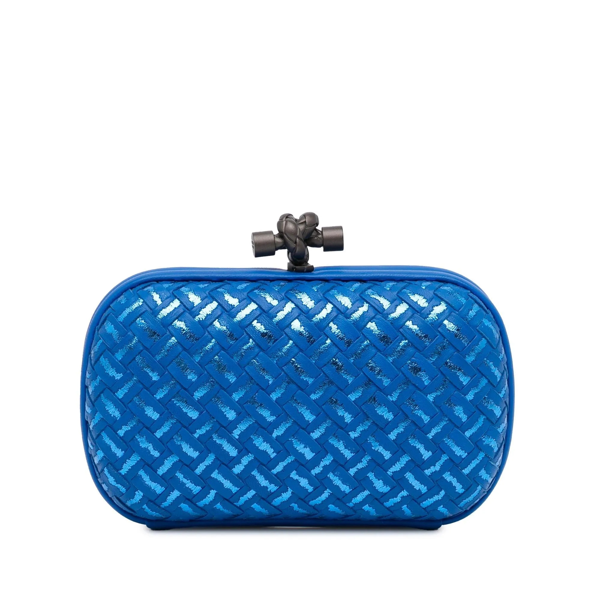 Bottega Veneta Intrecciato Leather Knot Clutch (SHG-EMGJnc)