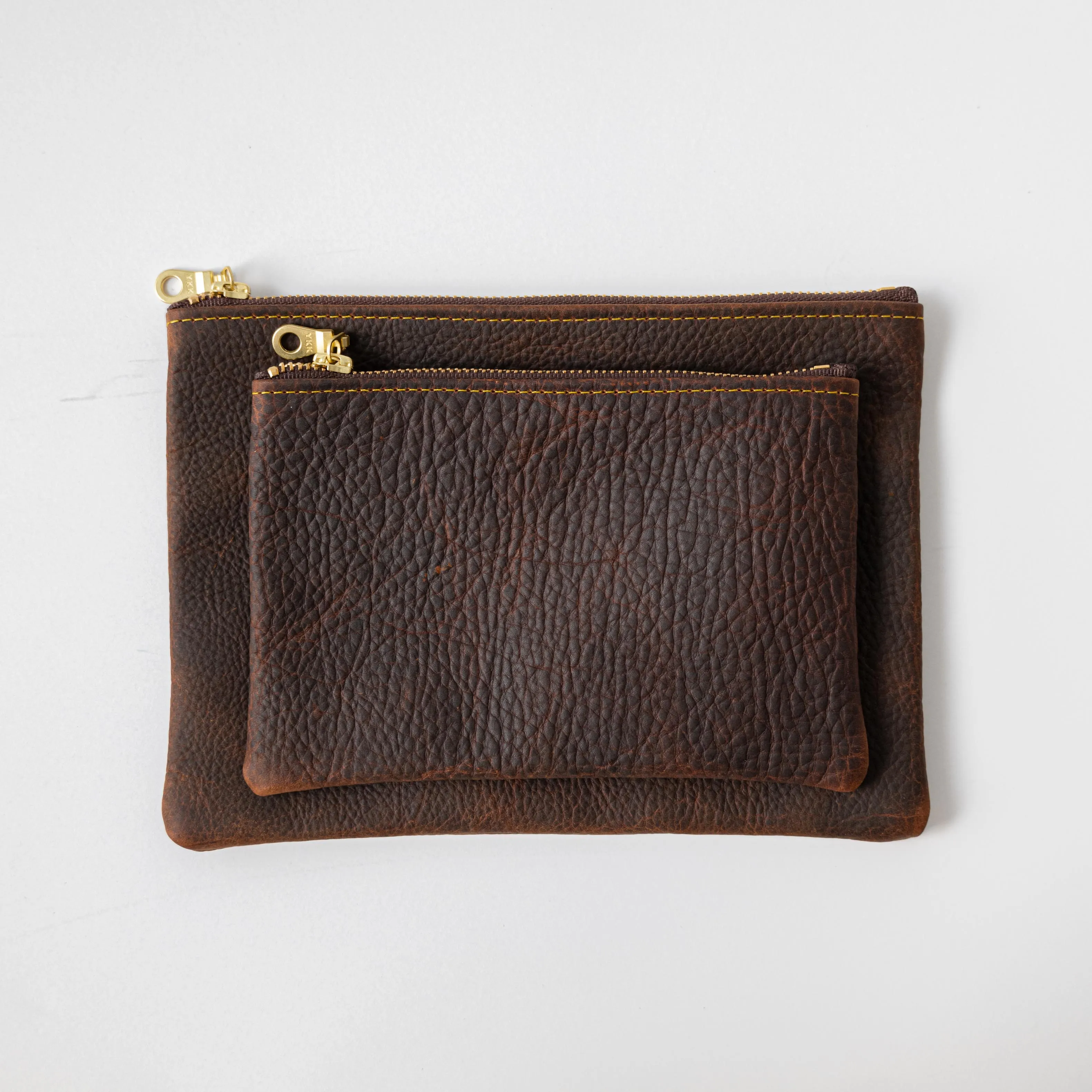 Brown Kodiak Medium Zip Pouch