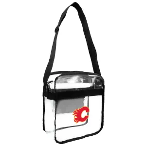 Calgary Flames Clear Carryall Crossbody