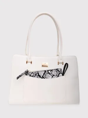 Caprese Ellis Satchel Large White