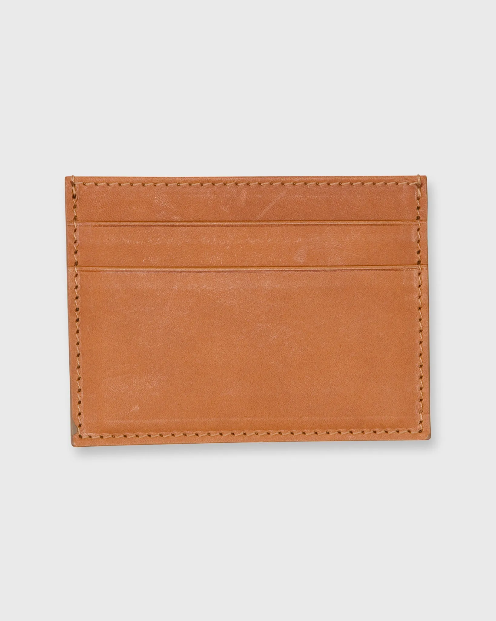 Card Holder in Tan Leather