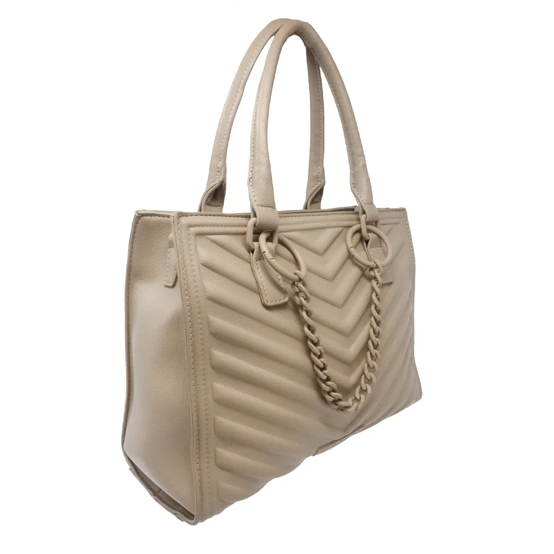 Cartera Amparo beige para mujer