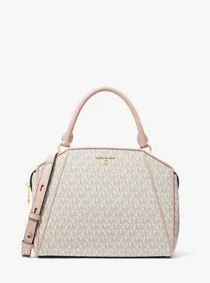 Cleo Medium Logo Satchel