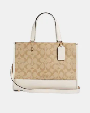 Coach Dempsey Carryall In Signature Canvas