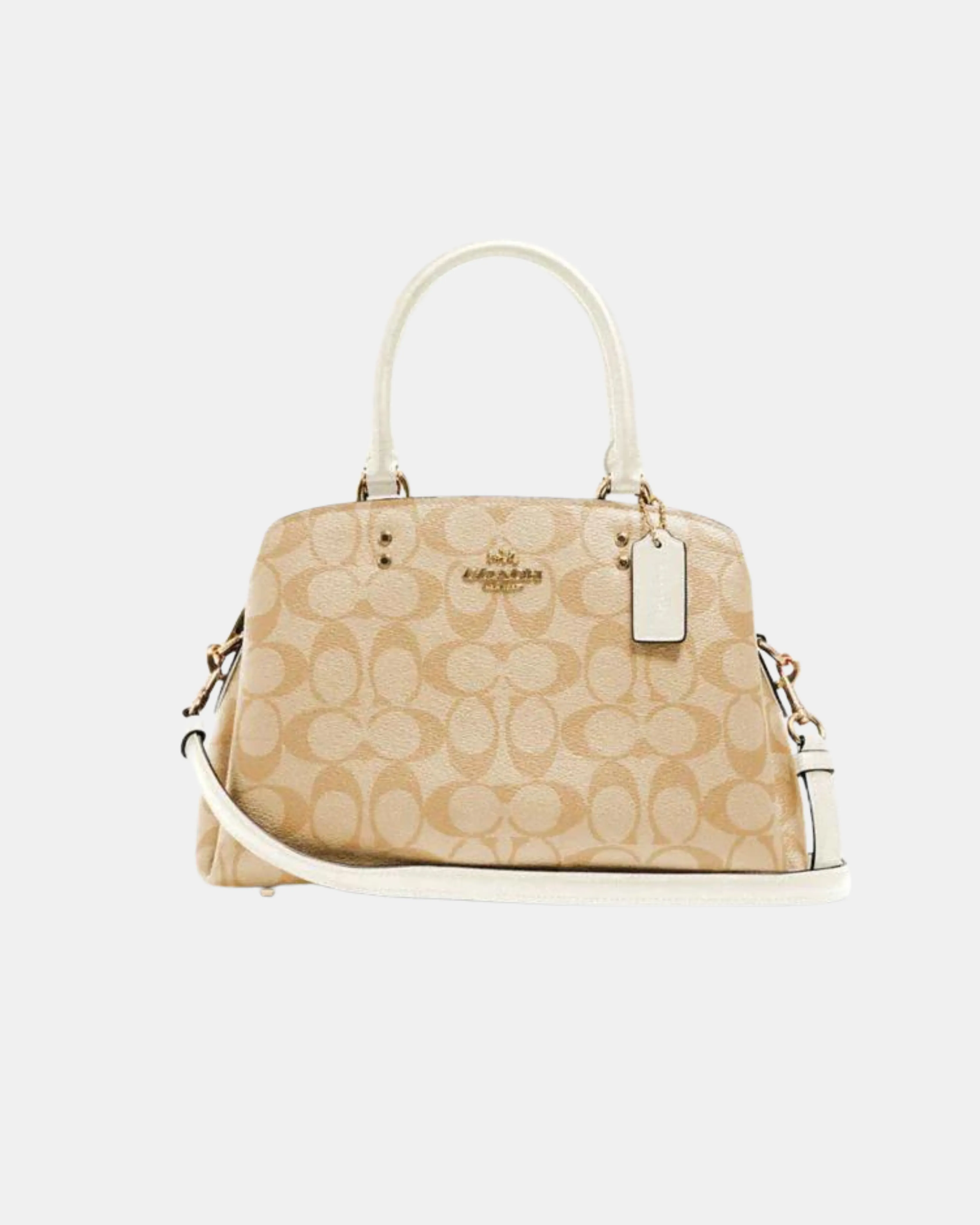 Coach Mini Lillie Carryall In Signature Canvas