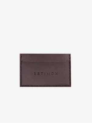 Corn Leather Vegan Cardholder | Chocolate