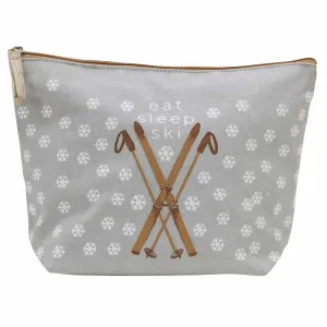 Eat Sleep Ski Large Relaxed Pouch