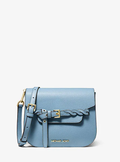 Emilia Small Pebbled Leather Crossbody Bag