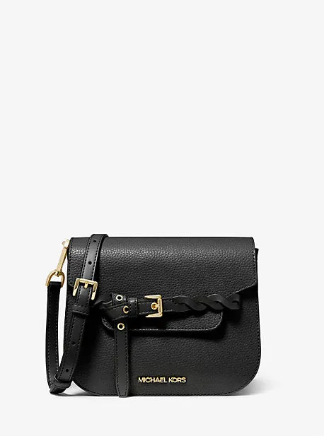 Emilia Small Pebbled Leather Crossbody Bag