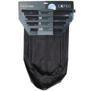 Exped Fold Dry Bags 4 Pack XS-L Black