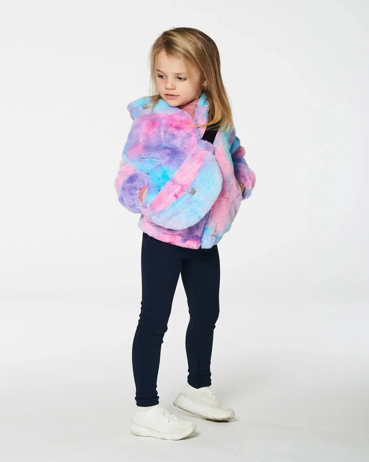 Faux Fur Fanny Bag Multicolor