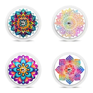 Freestyle Libre 1 & 2 sensor sticker combo pack: Mandalas