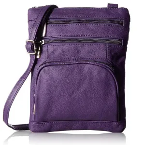 Leather Cross-Body Bag-Assorted Colors