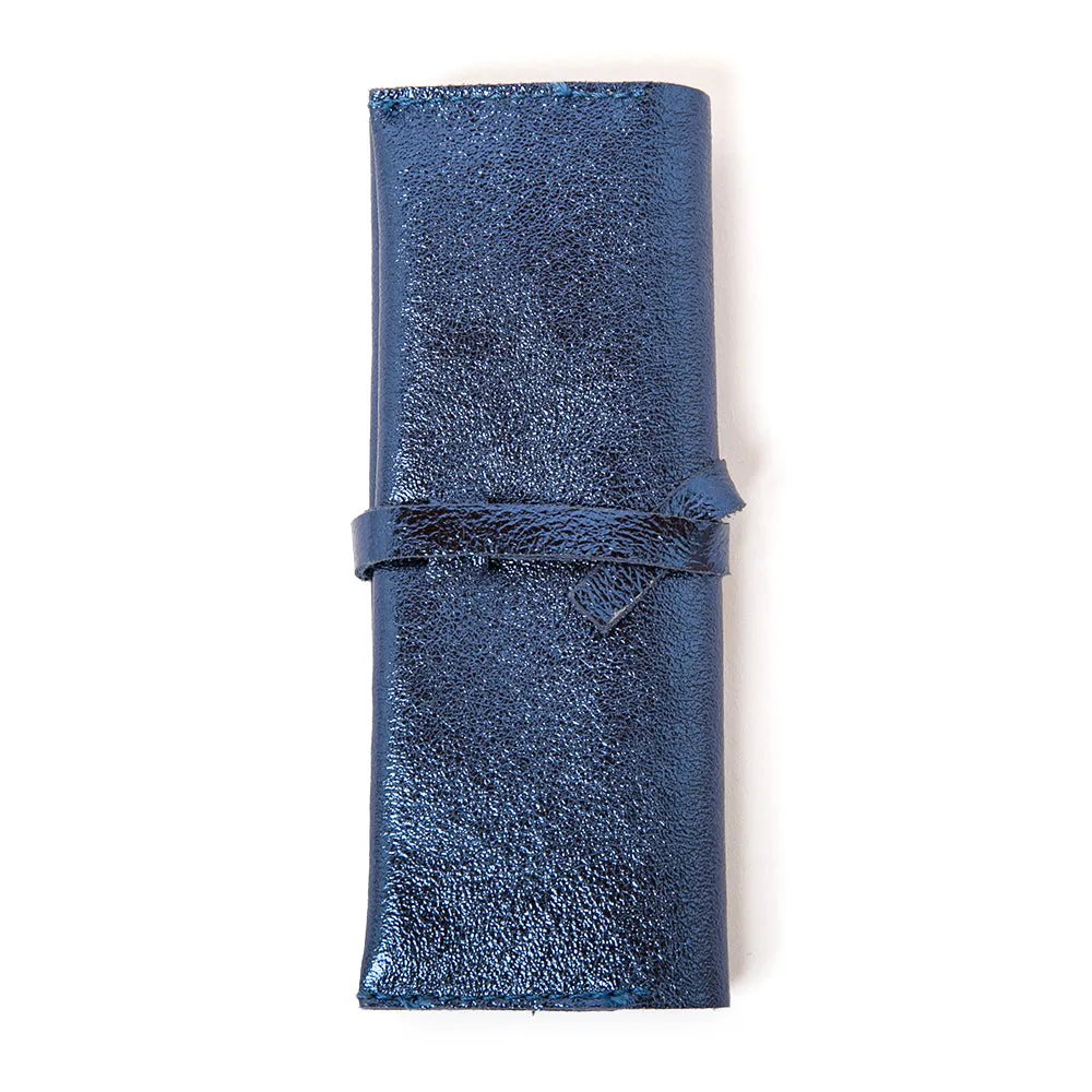 Leather Jewellery Wrap Pouch