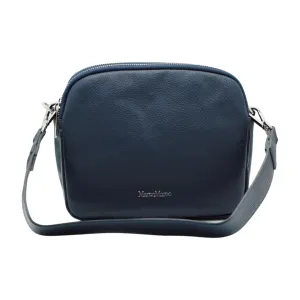 MARCO MOREO  1768 Navy Double Zip  Crossbody Bag