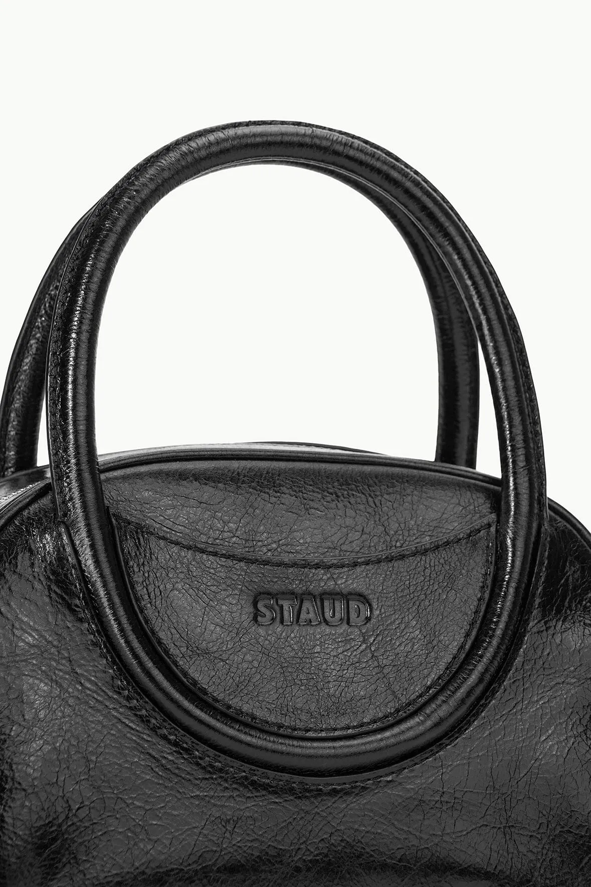 MAUDE MINI BOWLER BAG | BLACK