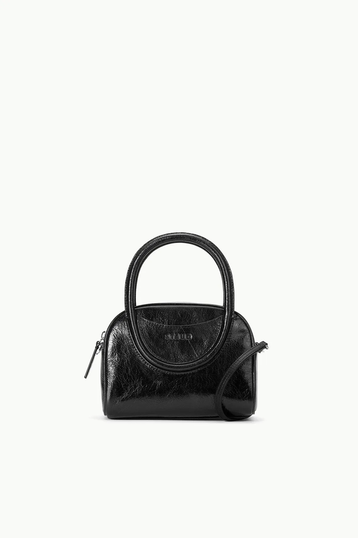 MAUDE MINI BOWLER BAG | BLACK