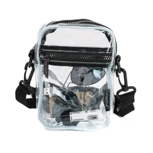 Mini brick crossbody bag clear