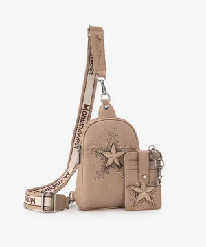 Montana West Longhorn Star Sling Pack