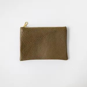 Olive Cypress Small Zip Pouch