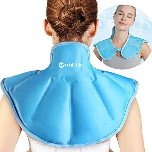 Reusable Gel Ice and Heat Pack for Neck and Shoulder Pain Relief- Dual Fabric Design, Larger Coverage with Enhanced Col | Shopee Singapore