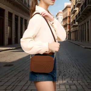 SALE! Light Brown Chic Faux Leather NGIL Crossbody Bag