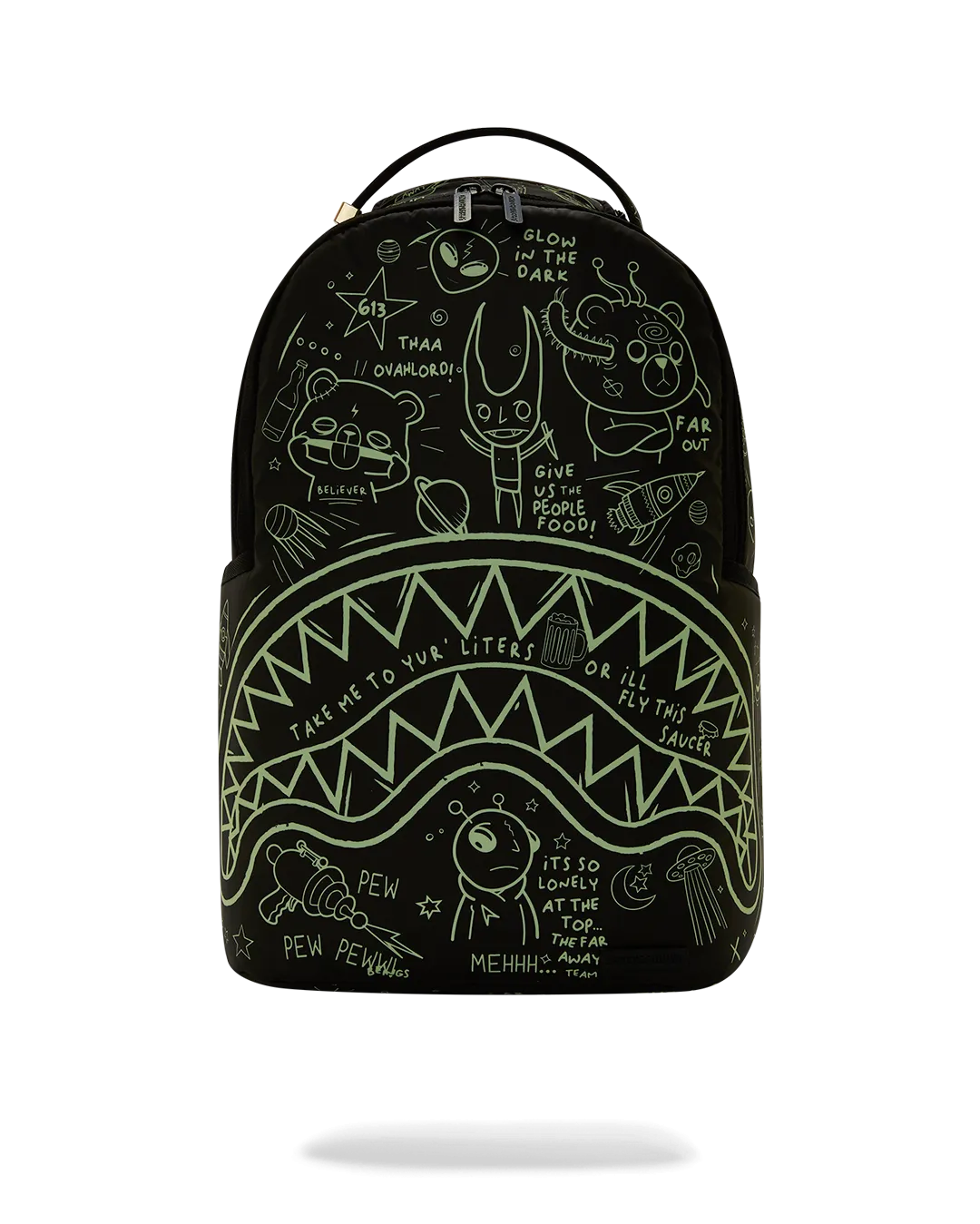 Sprayground - Glow the Space Backpack (Glow in the Dark Effect)