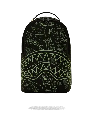 Sprayground - Glow the Space Backpack (Glow in the Dark Effect)