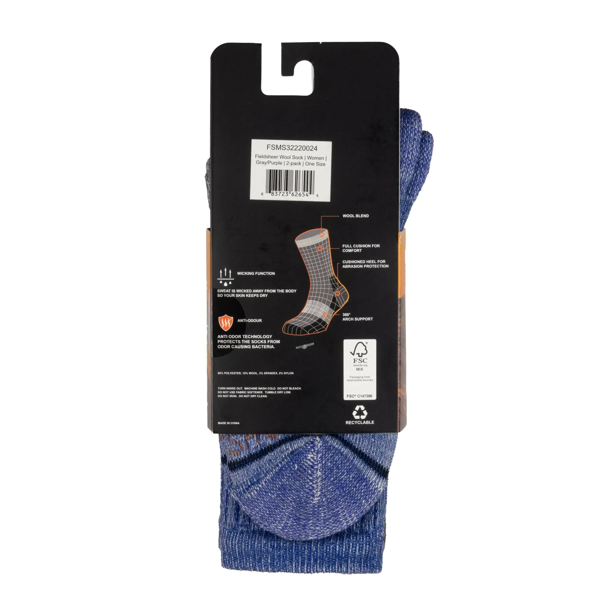 Women's Wool Sock (2-Pack)